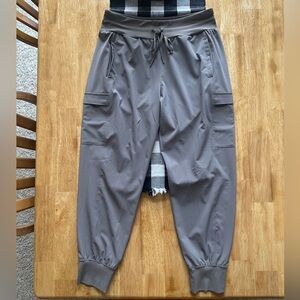 CALIA by Carrie Underwood Grayish/Khaki like Track Pants with Elastic Waistband